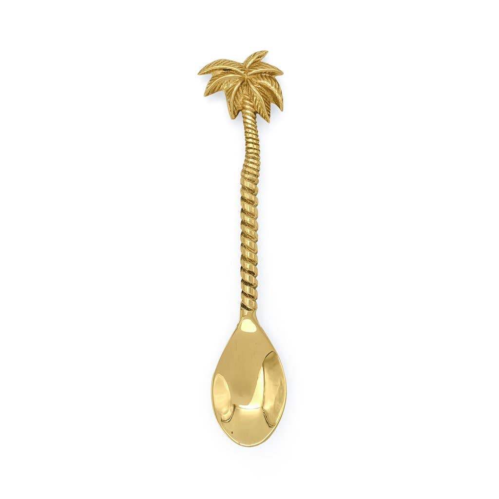 Couvert en palmier en laiton or de Bali