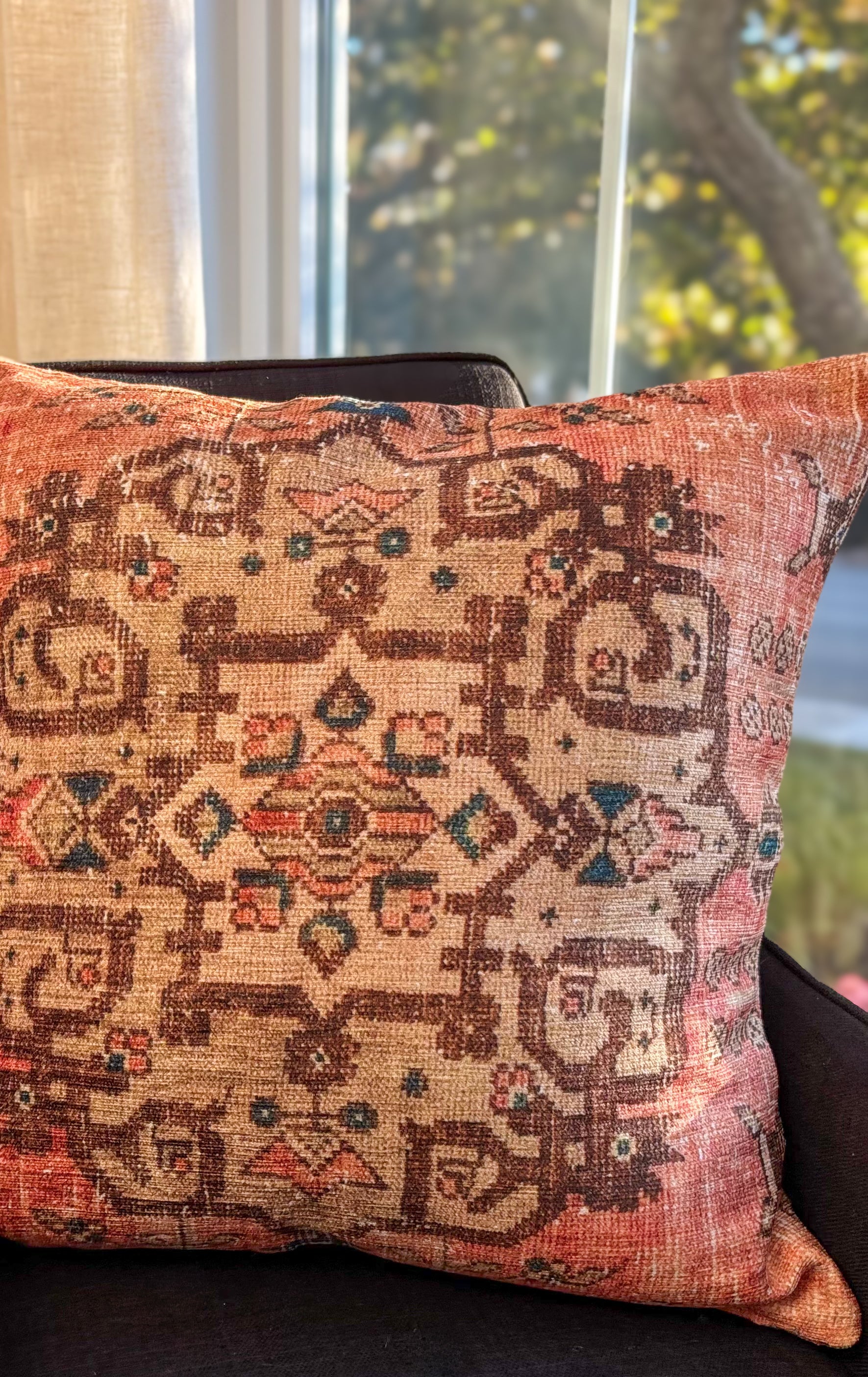 Housse de Coussin à motif vintage de Turquie
