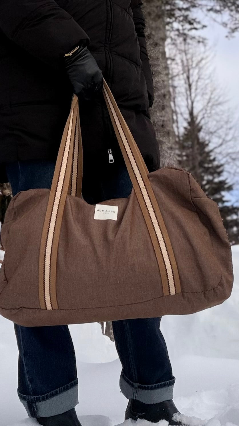 Sac de sport Tissus Marron d’Espagne