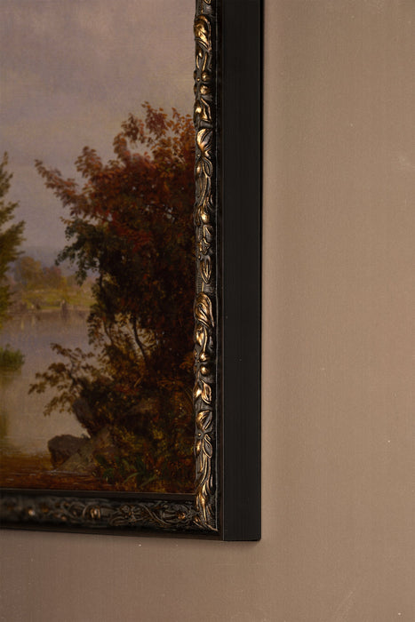 REFLETS D'AUTOMNE, Oeuvre sur toile rigide, encadré Vintage Bronze