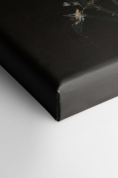 FLEUR D'ARGENT, Oeuvre sur toile étirée