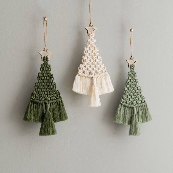 VIETNAM: Sapin de Noël en macramé X05