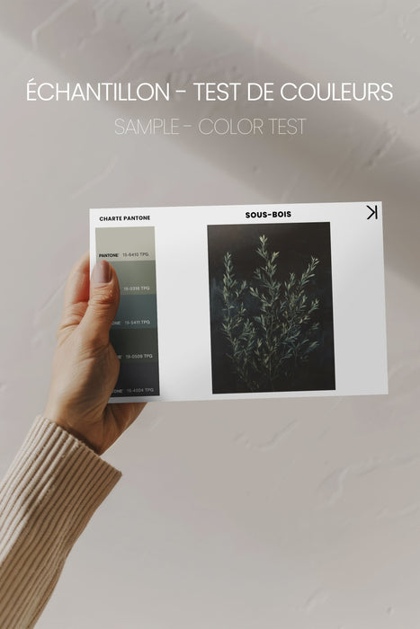 SOUS-BOIS, Oeuvre sur toile étirée