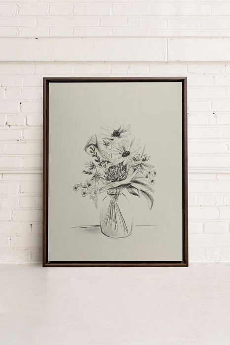 SPRING BOUQUET, Oeuvre sur toile étirée