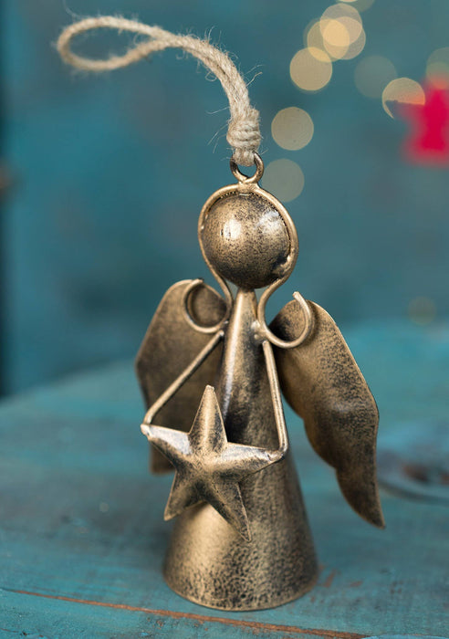 Décoration d'Ange Suspendue avec Ficelle de Jute