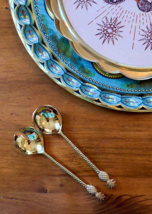 BALI Cuillère de service à couverts Ananas Small