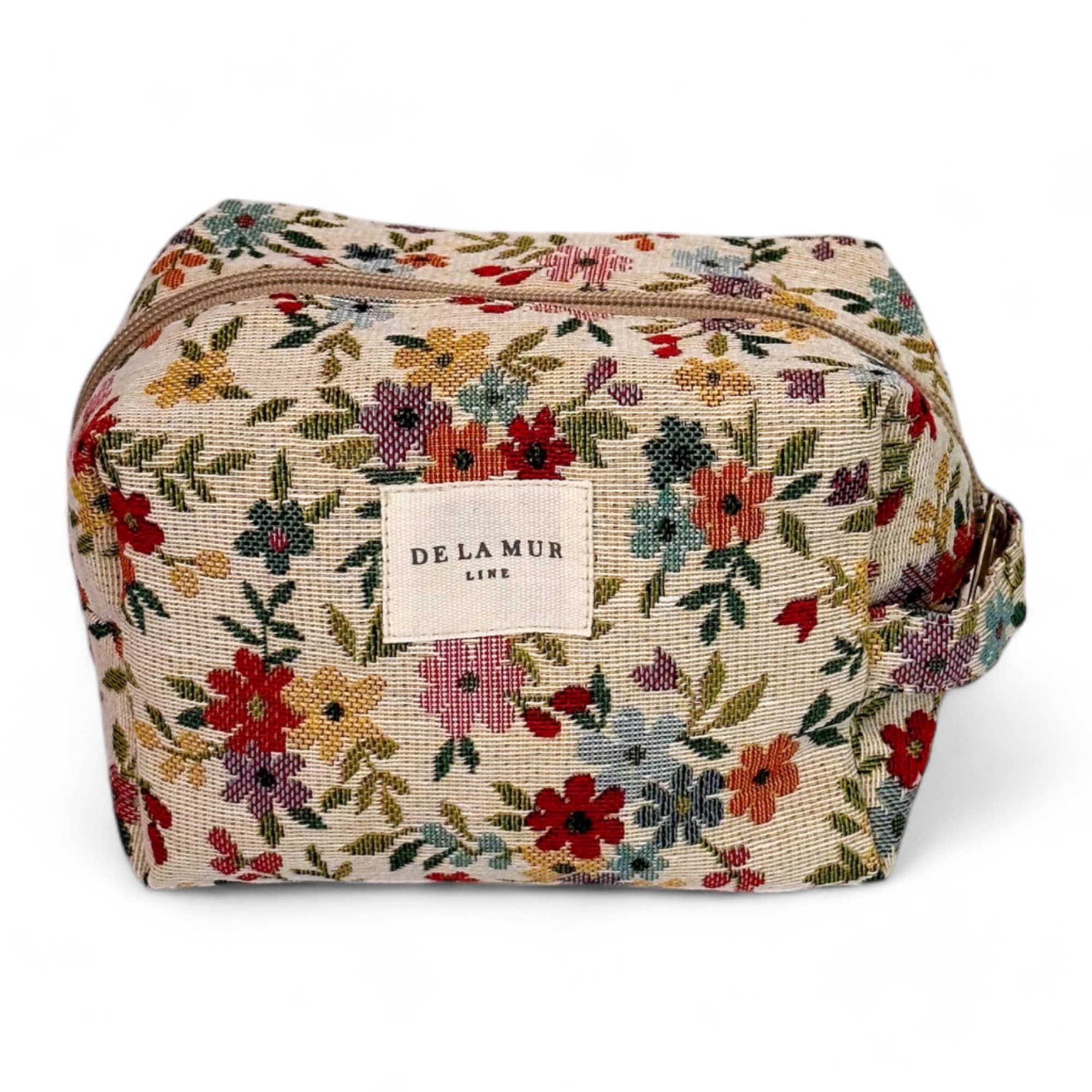 Trousse de maquillage moyenne fleurie d'Espagne