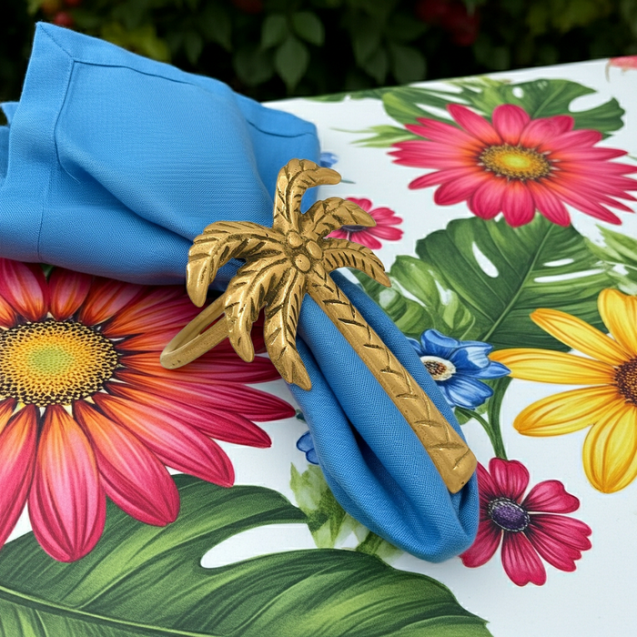 Anneau de serviette de couverts Palmier de Bali