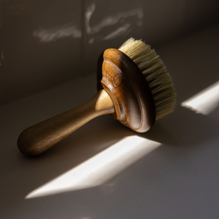 Brosse à récurer pour liquide vaisselle