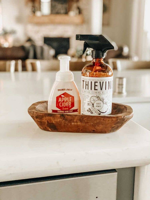 Mexique: Petit bol en bois, prêt à la bougie, fait main, #A - 7.1