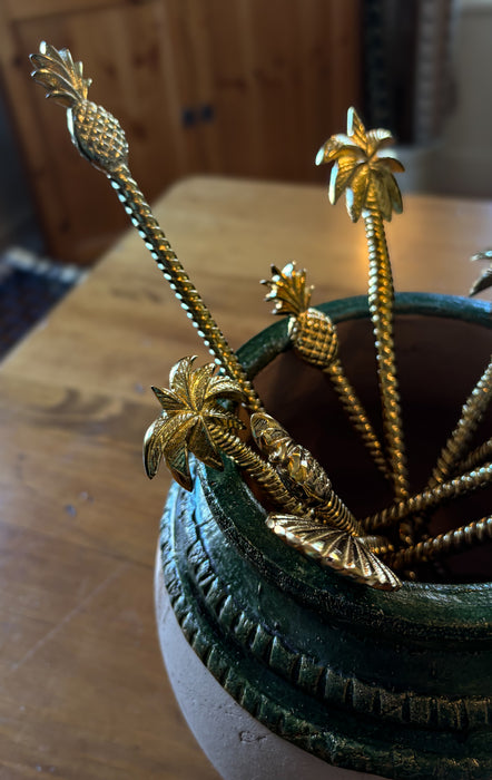 BALI Set de cuillères de service à couverts Palmier Small