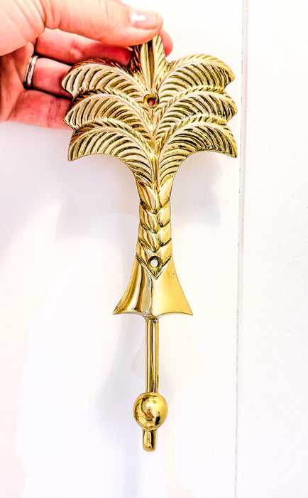 Crochet en laiton Palmier de Bali