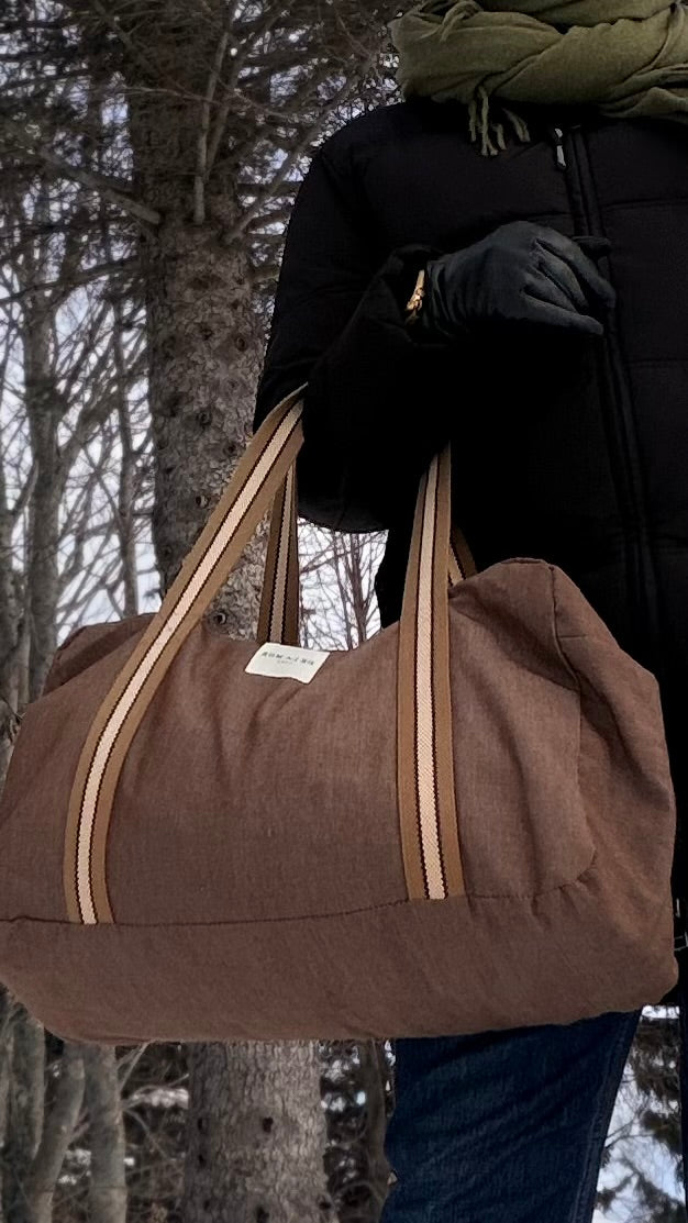 Sac de sport Tissus Marron d’Espagne