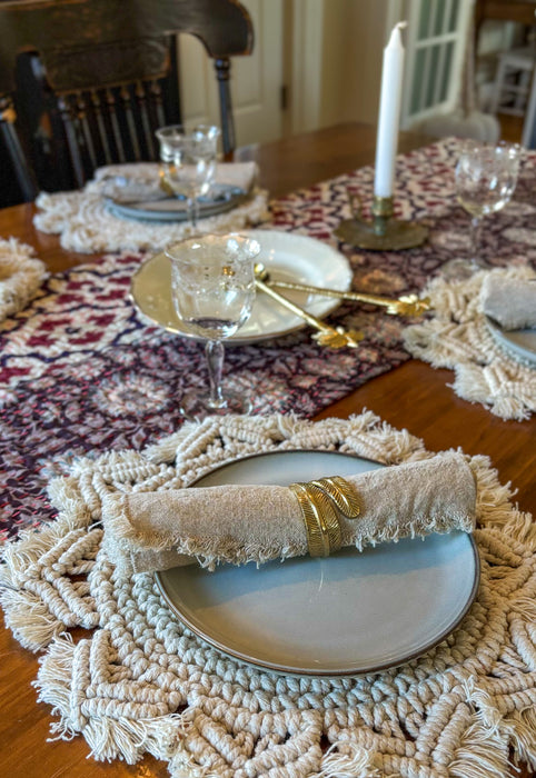 BALI Set de cuillères de service à couverts Palm Tree Matte