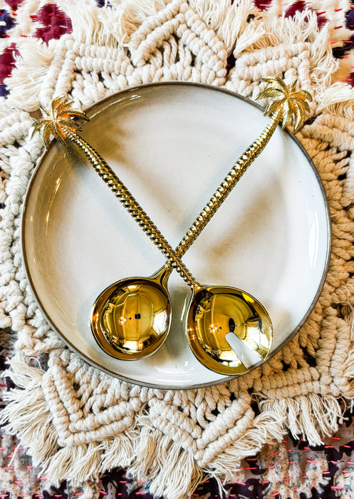 BALI Set de cuillères de service à couverts Palmier Small