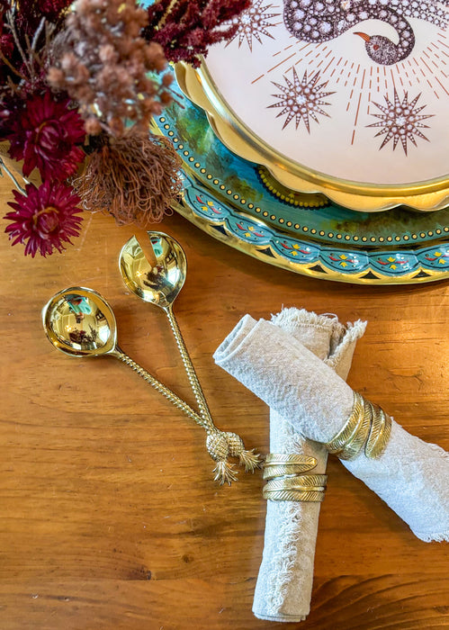 BALI Cuillère de service à couverts Ananas Small