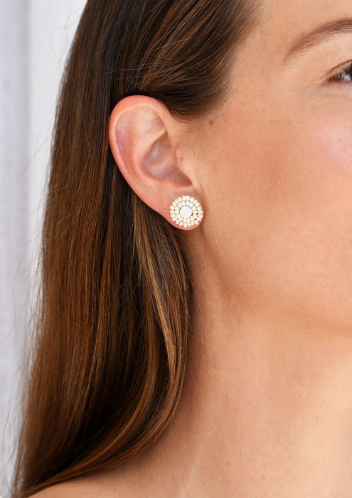 Boucle d’oreille perle