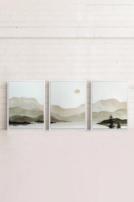 ÉCHOS (3 Oeuvres sur toile étirée)