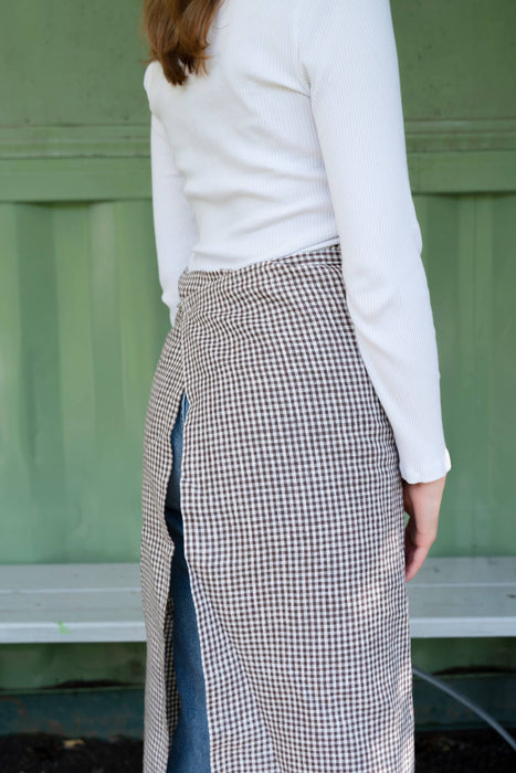 Japon: Tablier en lin complet Joshu