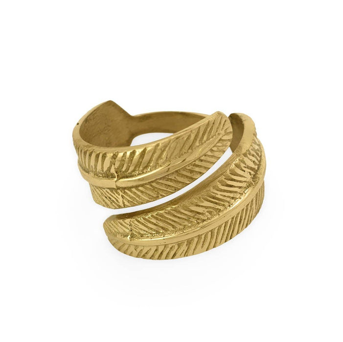 BALI Anneau de serviette en plume