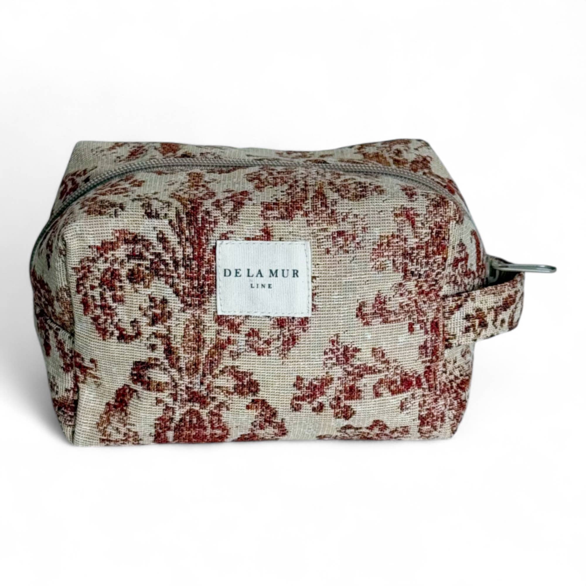 Trousse de maquillage carrée tissu d'Espagne