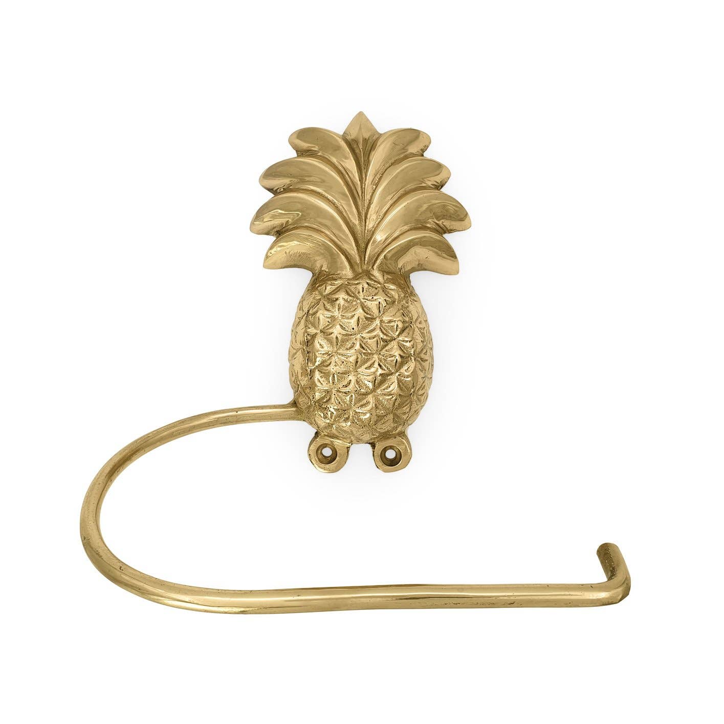Porte-rouleau en laiton Ananas or de Bali