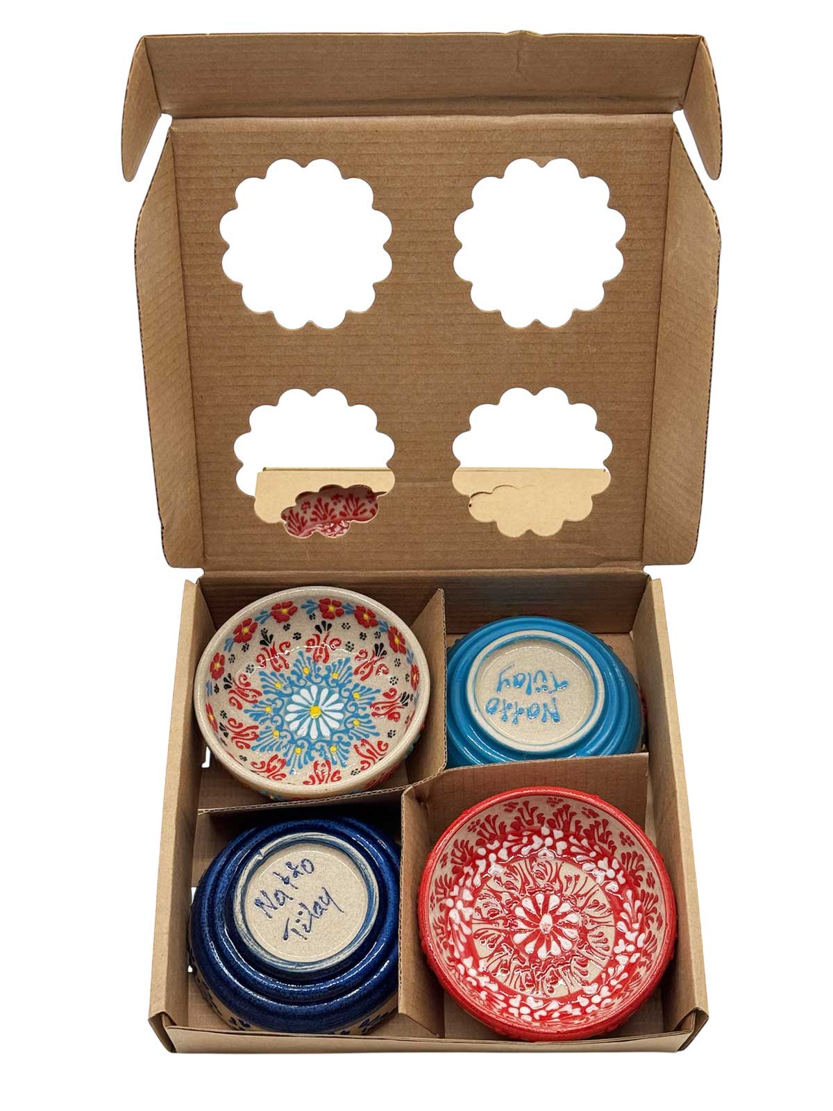 Coffret de 4 petits bols de service de Turquie