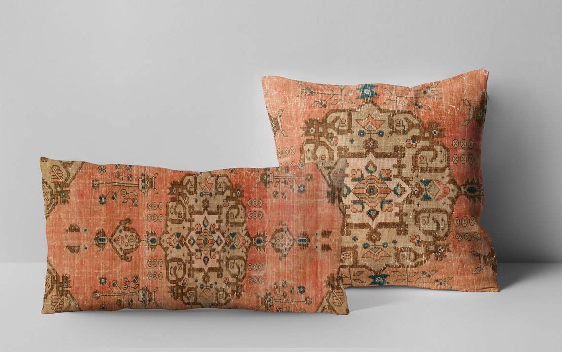 Housse de Coussin à motif vintage de Turquie