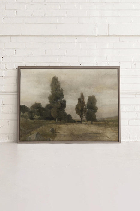 PASTURE, Oeuvre sur toile étirée